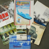 Small group lot motoring ephemera inc - reference guides, repair manuals, advertisements, etc - Sold for $30 - 2016