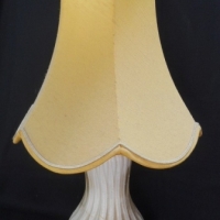 1960s Italian art glass lamp with gold adventurine inclusions - Sold for $49 - 2016