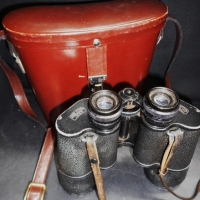 Vintage Carl Zeiss Jena Binoculars Jenoptem 10x 50 - Sold for $67 - 2016