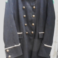 Vintage military style double breasted coat with original label - Sold for $37 - 2016
