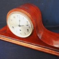 Vintage Art Deco mantle clock - Blackwood Napoleon hat case with Westminster chime - Sold for $116 - 2016