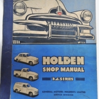 FJ Holden Shop Manual - Sold for $34 - 2016