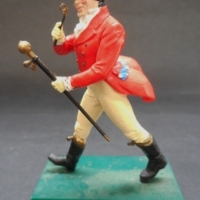 Vintage - Britains Limited 'Johnnie Walker' miniature advertising figure on stand - 10cm - Sold for $104 - 2016