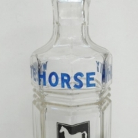 Vintage glass WHITE HORSE WHISKY advertising decanter - 42cm x 52cm - Sold for $61 - 2016