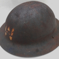 WW12 Australian issue' Air Raid Warden' metal helmet AF - Sold for $61 - 2016