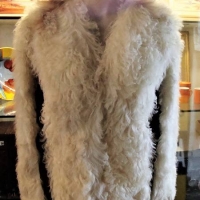 1960s ladies MYER MELBOURNE FURRIERS Angora fur and brown leather jacket - Sold for $37 - 2018