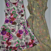 2 x c1960's ladies floral summer dresses incl St Michael, etc - Sold for $25 - 2018