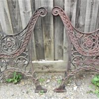 2-x-pairs-heavy-Cast-Iron-outdoor-Bench-seat-ends-Sold-for-81-2020