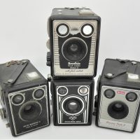 4-x-vintage-Kodak-and-Agfa-Box-Cameras-inc-Brownie-Flash-11-Brownie-Model-D-Six-20-Brownie-and-an-Agfa-Synchro-Box-Sold-for-31-2020