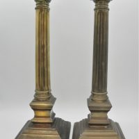 Pair-of-Vintage-Heavy-Brass-Candlesticks-Sold-for-43-2020