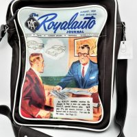 RACV-Victoria-Royal-Auto-commemorative-Bag-Issued-for-90-years-with-graphics-to-front-side-zip-inc-postcards-issued-for-celebrations-90-year-Sold-for-43-2020