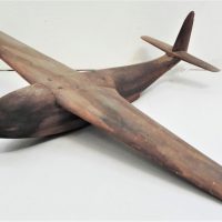 Vintage-carved-wooden-Spruce-Goose-plane-wing-span-60cm-Sold-for-102-2020