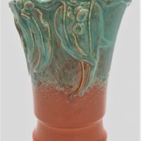 Large-Diana-Australian-pottery-vase-greentan-glaze-decorated-with-embossed-Gumnuts-leaves-marked-to-base-V-42-23cms-H-Sold-for-50-2021