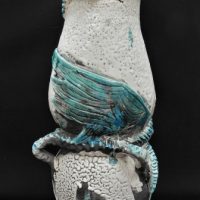 Modern-Australian-Pottery-Vase-w-Applied-Dragons-No-Mark-to-Base-42cm-H-Sold-for-50-2021