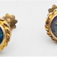 Pair15ct-ygold-screw-back-earrings-set-with-opals-Sold-for-87-2021