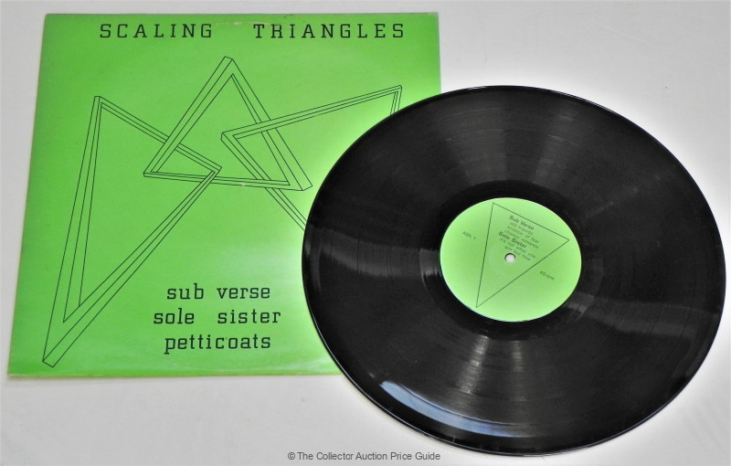 Vintage 1981 Uk Scaling Triangles Compilation Vinyl W Original Inner 