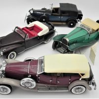 4-x-Franklin-Mint-Precision-Model-vehicles-inc-1930-Dussenberg-1929-Rolls-Royce-Phantom-1929-Bugatti-etc-1-24-scale-Sold-for-93-2021