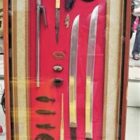 Framed-collection-of-replica-Japanese-weapons-Sold-for-99-2021