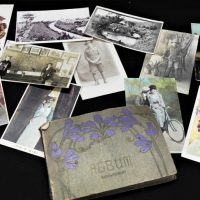 Postcard-Album-with-Approx-30-cards-c-1910-interior-Benambra-School-teachers-playtime-WW1-soldiers-grave-Fred-Spurgin-Dairy-Farm-Wongong-P-Sold-for-56-2021