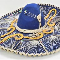 Vintage-Blue-Mariachi-Sombrero-labelled-Pigalle-Hecho-En-Mexico-Sold-for-99-2021