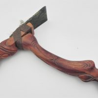 Carved-New-Zealand-Adze-with-green-stone-blade-Sold-for-124-2021