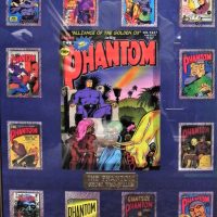 Framed-The-Phantom-Presentation-Piece-w-Collectable-Cards-Front-Cover-of-Issue-no-1237-Sold-for-43-2021