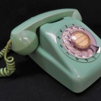 Vintage-Light-Blue-Rotary-Dial-Telephone-Maden-in-Japan-Sold-for-56-2021