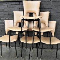 Set-of-6-Retro-Mid-Century-Modern-Aristoc-Mitzi-Grant-Featherston-Design-Chairs-Camel-colour-Sold-for-236-2021