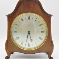 Vintage-Junghans-Meister-German-Chiming-Clock-Timber-Cased-wind-up-mechanism-20cm-H-Sold-for-56-2021