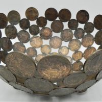 Vintage-bowl-handmade-with-New-Zealand-copper-pennies-and-halfpennies-23cm-D-Sold-for-68-2021