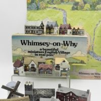 Group-Lot-Whimsey-Wade-items-inc-Boxed-Whimsey-on-Why-Porcelain-English-Village-with-cardboard-placement-mat-plus-other-Wade-cottages-Sold-for-149-2021