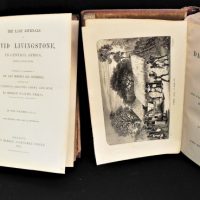 Vintage-Hard-Cover-SET-Livingstones-Last-Journals-Vol-I-II-Published-1874-London-Sold-for-68-2021