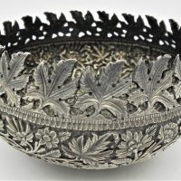 Eastern-Sterling-silver-bowl-with-chaste-floral-decoration-130gm-Sold-for-62-2021