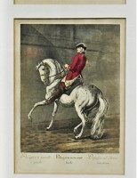 Framed-tryptich-lithographs-coloured-restrikes-of-19th-century-military-engravings-about-horse-riding-111cm-H-31-cm-W-Sold-for-75-2021