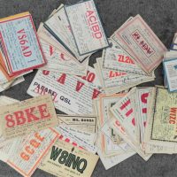 Group-Lot-of-Vintage-Overseas-Amateur-Radio-QSL-Cards-w-Details-On-All-England-US-A-Europe-Africa-More-Sold-for-130-2021