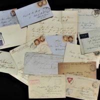 Group-lot-ephemera-inc-correspondence-from-Captain-Mrs-James-of-Hobart-Town-WW1-WW11-envelopes-Golden-Fleece-envelope-etc-Sold-for-224-2021
