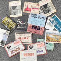 Lot-of-Vintage-International-Amateur-Radio-QSL-Cards-w-Pictures-Illustrations-incl-Graf-Zeppelin-USSR-Woodblock-print-Metal-Foil-1939-Phone-Cont-Sold-for-224-2021