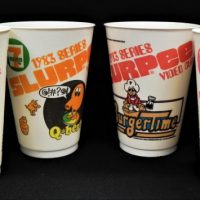 Part-Set-vintage-1983-Series-7-11-Slurpees-inc-Pac-Man-Qbert-Burger-time-Moon-Patrol-Sold-for-56-2021