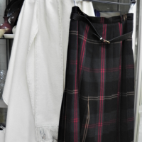 2-x-Ladies-Pure-wool-clothing-inc-German-Gerry-Weber-tartan-pleated-skirt-cream-pure-wool-button-through-cape-Sold-for-56-2021