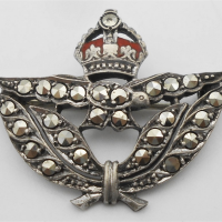Vintage-Sterling-Silver-Marcasite-RAF-Sweetheart-brooch-Sold-for-62-2021