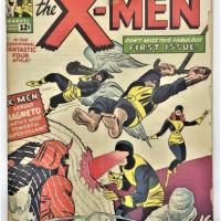 1963-X-MEN-1-Comic-off-white-paper-complete-pages-intact-staples-good-Marvel-chipping-Grade-approx-VG-40-50-Sold-for-13041-2021