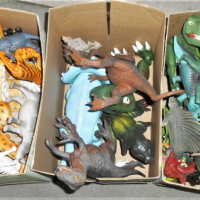 3-x-Boxes-Vintage-Modern-Plastic-Rubber-Dinosaurs-Farm-Animals-Sold-for-43-2021