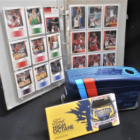 Group-lot-Ford-High-Octane-Motor-Sport-Legends-with-50c-coloured-coins-in-tin-binder-of-NBA-cards-Sold-for-87-2021