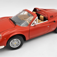 HOTWHEELS-118-scale-Model-Diecast-1973-Ferrari-Dino-246-GTS-Red-with-Campagnolo-wheels-VGC-Sold-for-75-2021