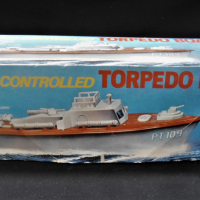 Vintage-Radio-controlled-torpedo-boat-pt-109-Model-7723-in-original-box-Sold-for-50-2021
