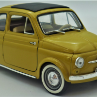 116-Scale-Diecast-Model-Car-1968-Fiat-500-in-Coral-Yellow-Model-Made-by-Solido-Sold-for-50-2021