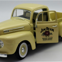 118-Scale-Diecast-Model-Car-1948-Ford-F-1-Pick-Up-w-Jim-Bean-Advertising-Model-Made-by-Road-Signatures-Sold-for-62-2021