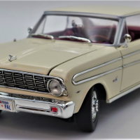 118-Scale-Diecast-Model-Car-1964-Ford-Falcon-Futura-Coupe-in-White-Model-Made-by-Road-Signatures-Sold-for-50-2021