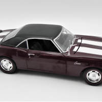 118-Scale-Diecast-Model-Car-1966-Chevrolet-Camaro-Z28-Hardtop-in-Burgundy-Model-Made-by-Maisto-Sold-for-50-2021