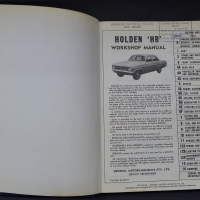 HC-Holden-HR-Workshop-Manual-pub-by-Service-Division-Melbourne-1966-Part-No-M35611-with-illustrations-colour-wiring-diagrams-for-Premier-235-Sold-for-62-2021